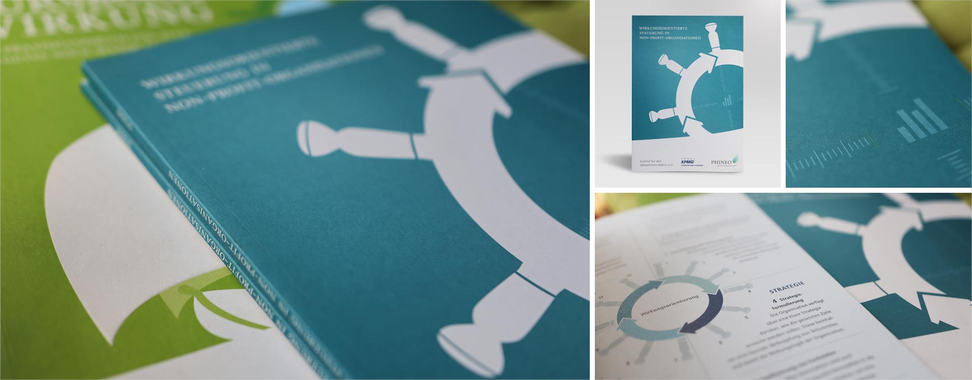 Cover artwork including visual development for a brochure in Partnership with KPMG