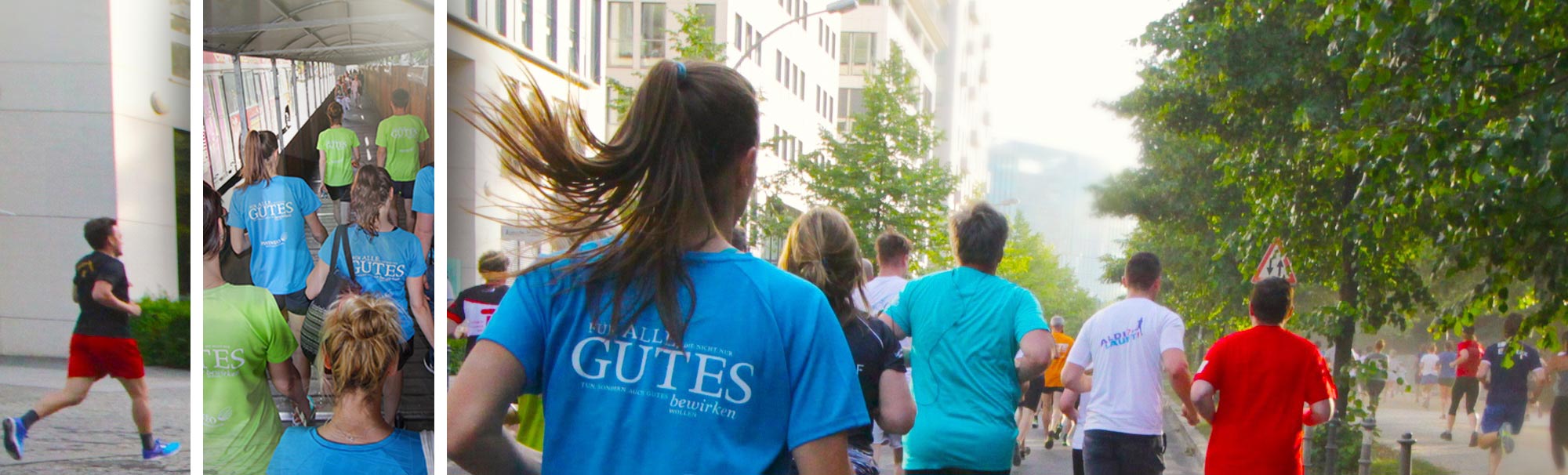 Sportswear for corporate events - I ran myself quite a few mini runs and had the cam with me to capture the creations in action, getting inspired and optimize them year after year so the run is both entertaining and a way to test new concepts too