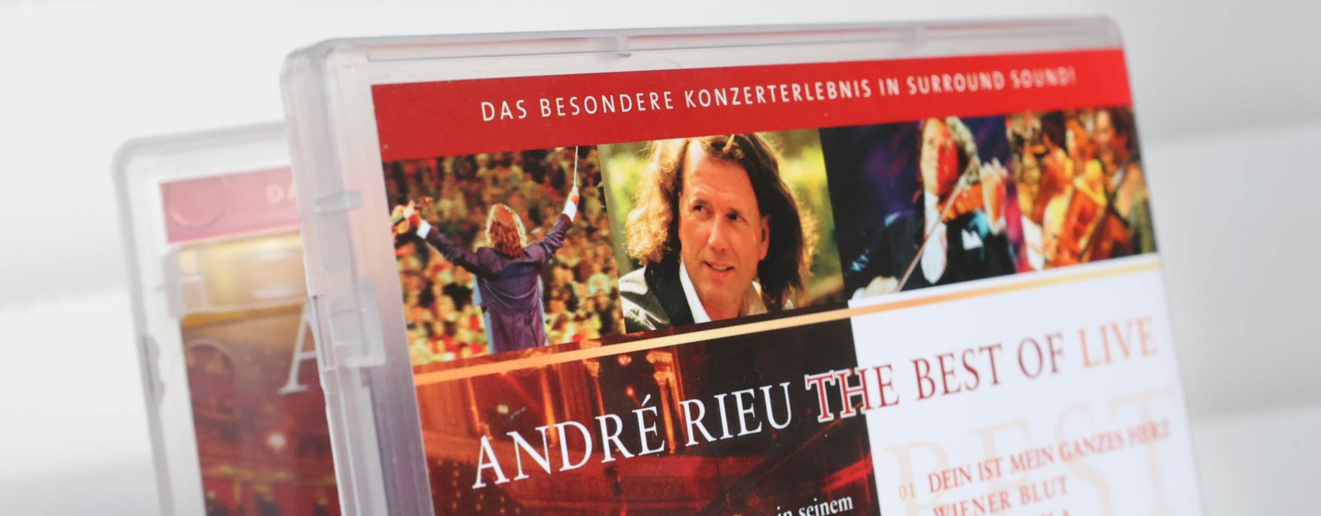 ANDR&Eacute; RIEU live BEST OF DVD cover artworks by Stefan Schultze, Orchestra, classical music DVD, andre rieu, performer, cover, artworks, cover designer