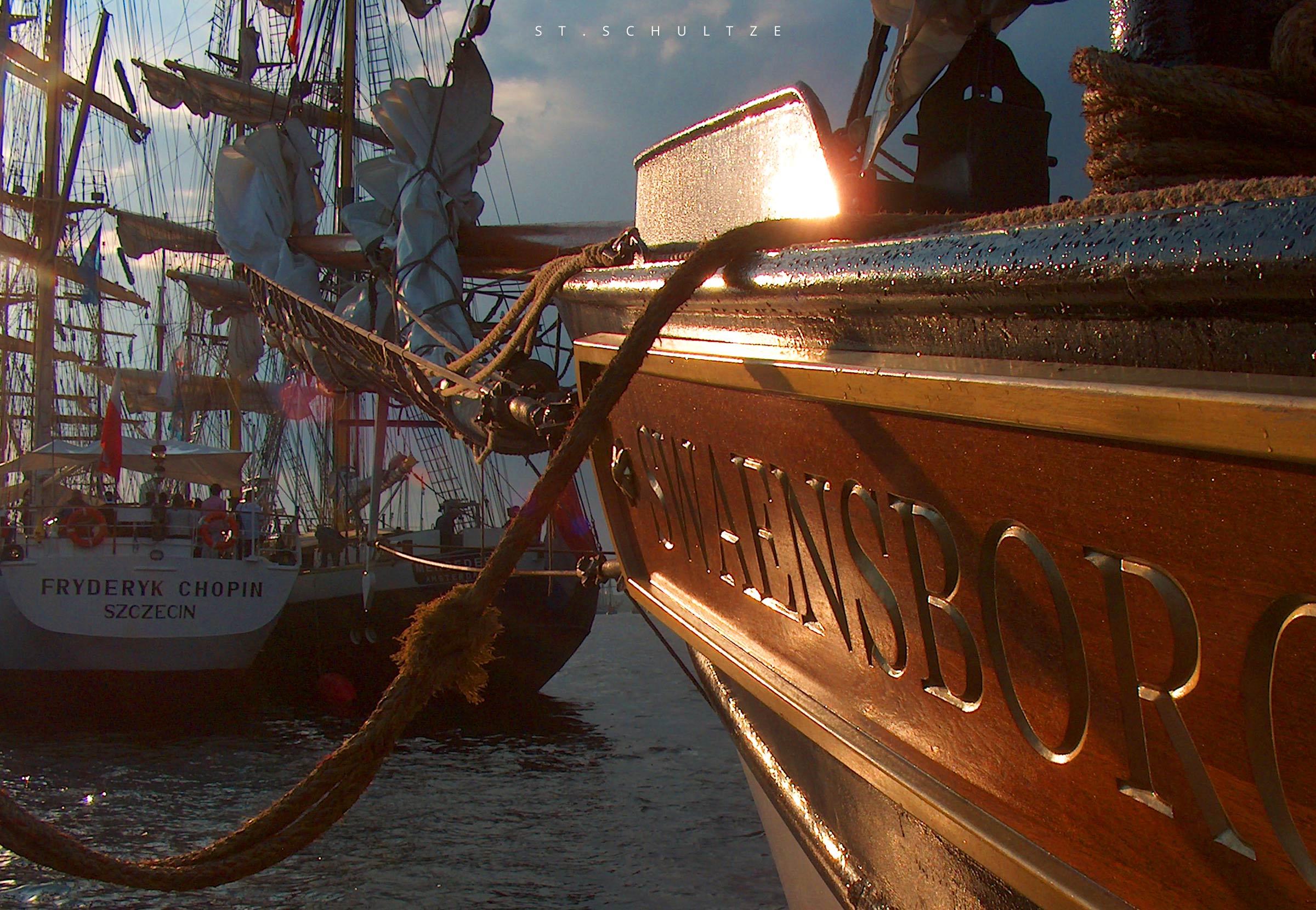 Years before I redesigned the DVD artworks for the worlds biggest tallship cruiseship under sails I took this picture. Vintage memories from the baltic sea, Tallship travel journey PHOTOGRAPHY by Stefan Schultze